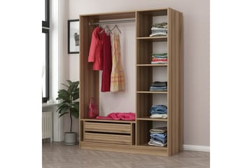 Fruitland Garderobe 135 cm - Eik - Oppbevaring - Garderober & garderobesystem