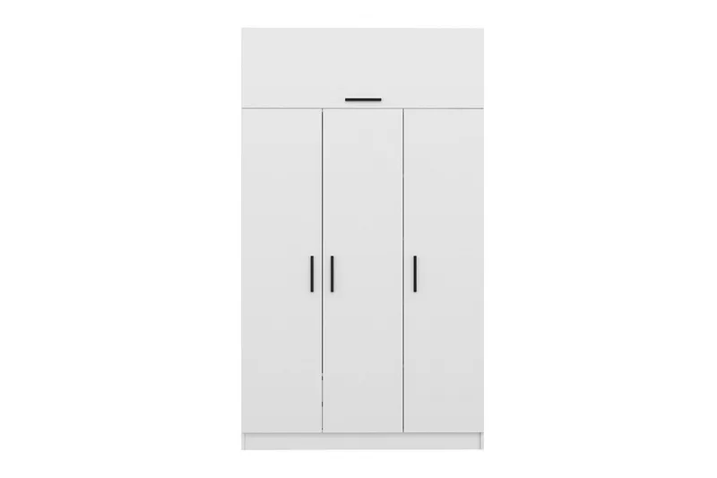 Fruitland Garderobe 135 cm - Hvit - Oppbevaring - Garderober & garderobesystem
