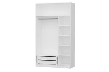 Fruitland Garderobe 135 cm - Hvit - Oppbevaring - Garderober & garderobesystem