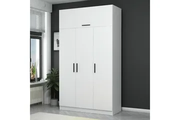 Fruitland Garderobe 135 cm - Hvit - Oppbevaring - Garderober & garderobesystem