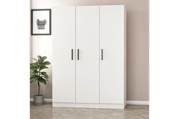 Fruitland Garderobe 135 cm i Malt Tre - Hvit - Oppbevaring - Garderober & garderobesystem