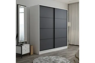 Fruitland Garderobe 180 cm - Antrasitt - Oppbevaring - Garderober & garderobesystem