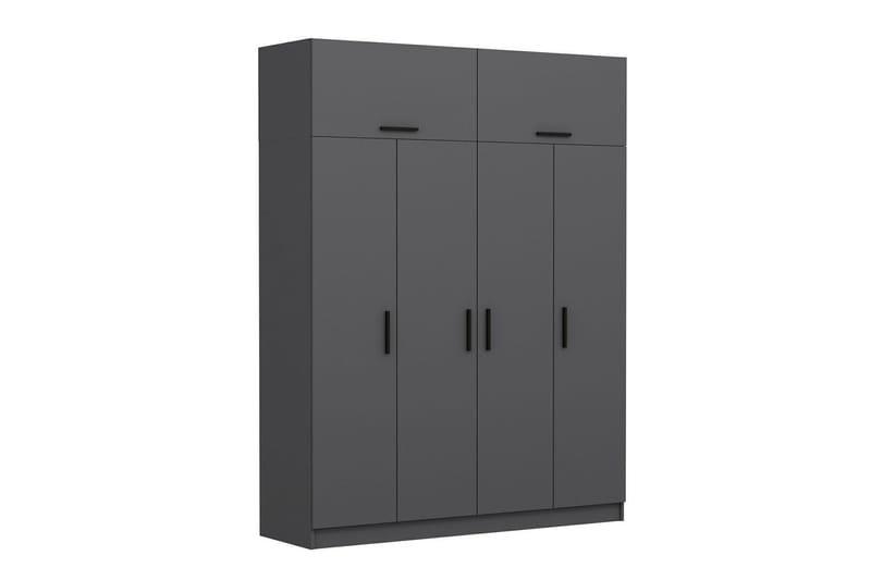 Fruitland Garderobe 180 cm - Antrasitt - Oppbevaring - Garderober & garderobesystem