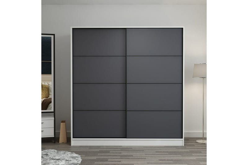 Fruitland Garderobe 180 cm, Antrasitt