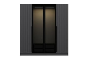 Fruitland Garderobe 180 cm - Antrasitt - Oppbevaring - Garderober & garderobesystem