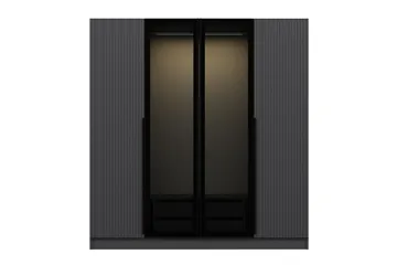 Fruitland Garderobe 180 cm - Antrasitt - Oppbevaring - Garderober & garderobesystem