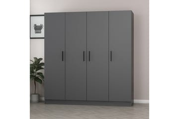 Fruitland Garderobe 180 cm - Antrasitt - Oppbevaring - Garderober & garderobesystem