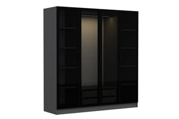 Fruitland Garderobe 180 cm - Antrasitt - Oppbevaring - Garderober & garderobesystem