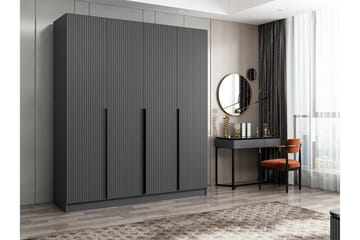 Fruitland Garderobe 180 cm - Antrasitt - Oppbevaring - Garderober & garderobesystem