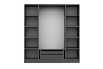 Fruitland Garderobe 180 cm - Antrasitt - Oppbevaring - Garderober & garderobesystem