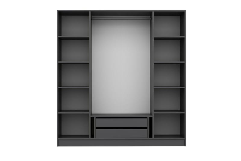 Fruitland Garderobe 180 cm - Antrasitt - Oppbevaring - Garderober & garderobesystem