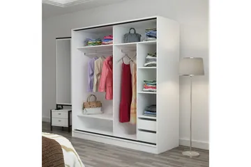 Fruitland Garderobe 180 cm - Antrasitt - Oppbevaring - Garderober & garderobesystem