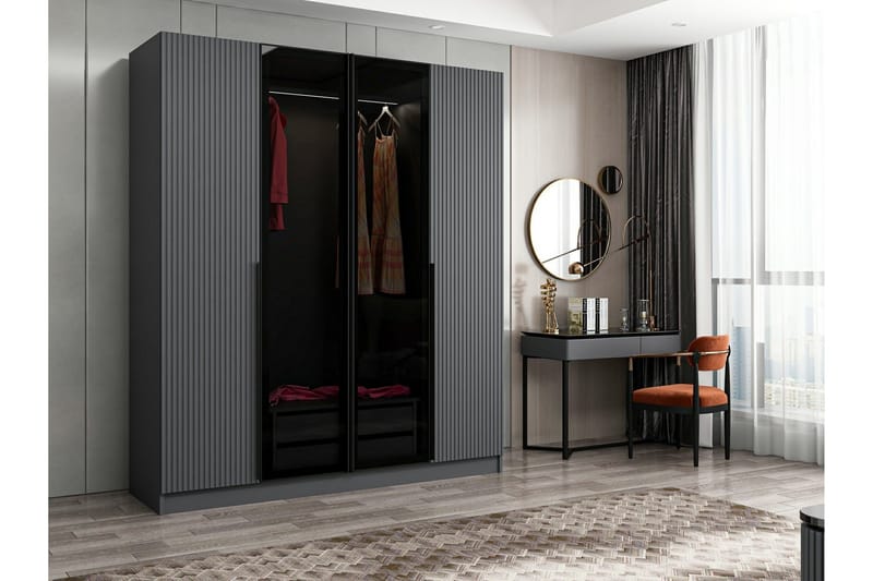 Fruitland Garderobe 180 cm, Antrasitt