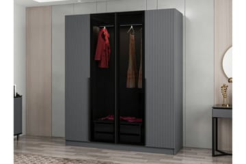Fruitland Garderobe 180 cm - Antrasitt - Oppbevaring - Garderober & garderobesystem