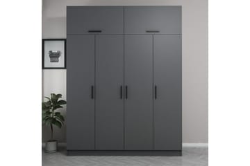 Fruitland Garderobe 180 cm - Antrasitt - Oppbevaring - Garderober & garderobesystem