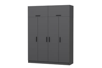 Fruitland Garderobe 180 cm - Antrasitt - Oppbevaring - Garderober & garderobesystem