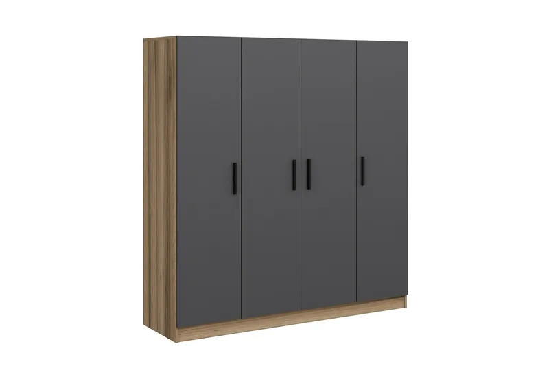 Fruitland Garderobe 180 cm - Antrasitt - Oppbevaring - Garderober & garderobesystem