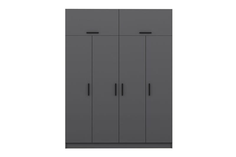 Fruitland Garderobe 180 cm - Antrasitt - Oppbevaring - Garderober & garderobesystem