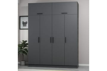 Fruitland Garderobe 180 cm - Antrasitt - Oppbevaring - Garderober & garderobesystem