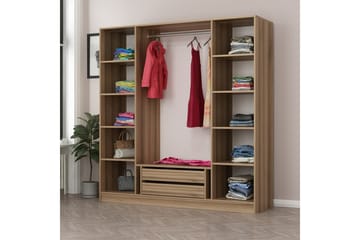 Fruitland Garderobe 180 cm - Brun - Oppbevaring - Garderober & garderobesystem