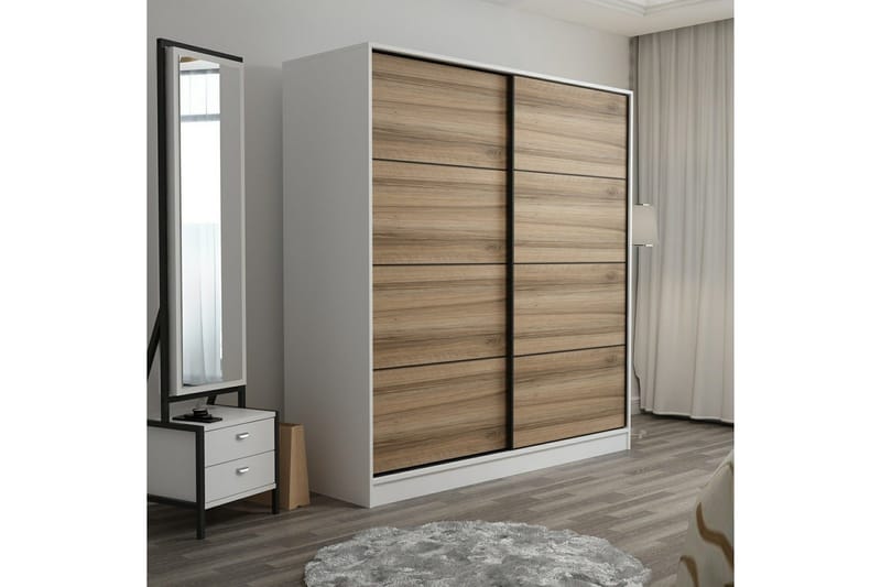 Fruitland Garderobe 180 cm - Brun - Oppbevaring - Garderober & garderobesystem
