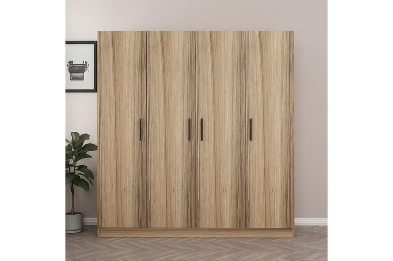 Fruitland Garderobe 180 cm - Brun - Oppbevaring - Garderober & garderobesystem