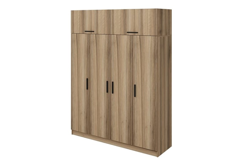 Fruitland Garderobe 180 cm - Brun - Oppbevaring - Garderober & garderobesystem