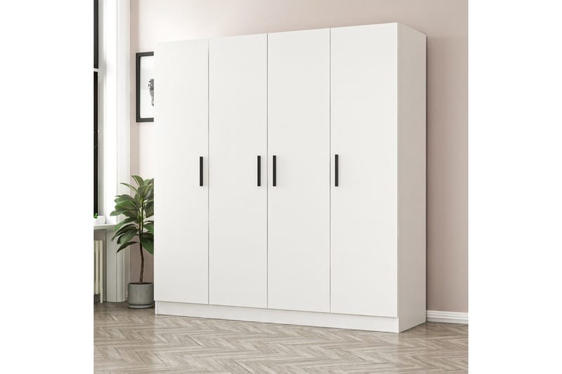 Fruitland Garderobe 180 cm - Hvit - Oppbevaring - Garderober & garderobesystem