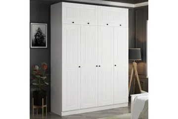 Fruitland Garderobe 180 cm - Hvit - Oppbevaring - Garderober & garderobesystem