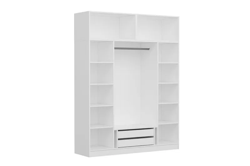 Fruitland Garderobe 180 cm - Hvit - Oppbevaring - Garderober & garderobesystem