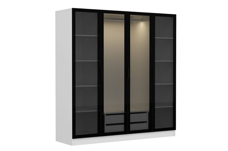 Fruitland Garderobe 180 cm - Hvit - Oppbevaring - Garderober & garderobesystem