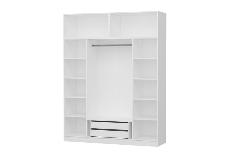 Fruitland Garderobe 180 cm - Hvit - Oppbevaring - Garderober & garderobesystem
