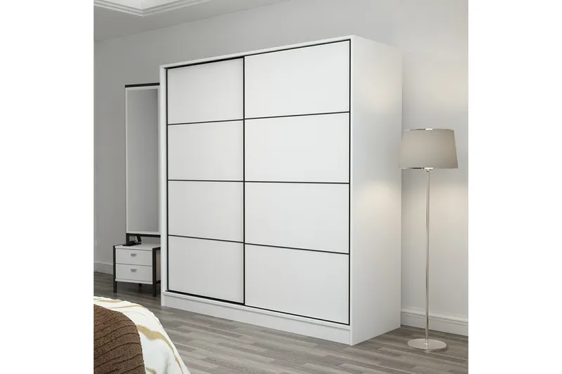 Fruitland Garderobe 180 cm - Hvit - Oppbevaring - Garderober & garderobesystem