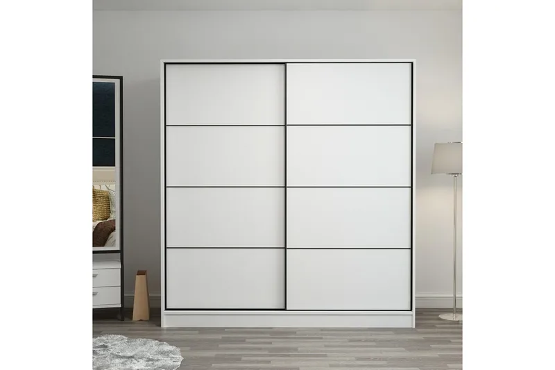 Fruitland Garderobe 180 cm, Hvit
