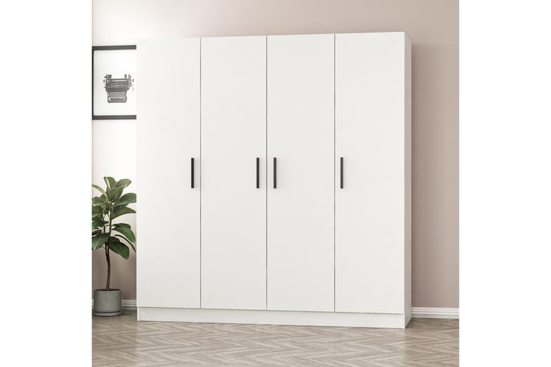 Fruitland Garderobe 180 cm - Hvit - Oppbevaring - Garderober & garderobesystem