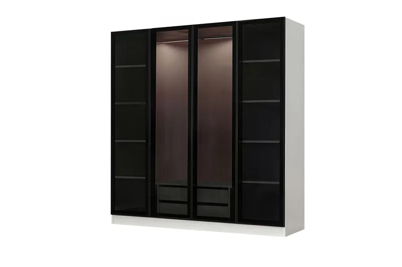 Fruitland Garderobe 180 cm - Hvit - Oppbevaring - Garderober & garderobesystem