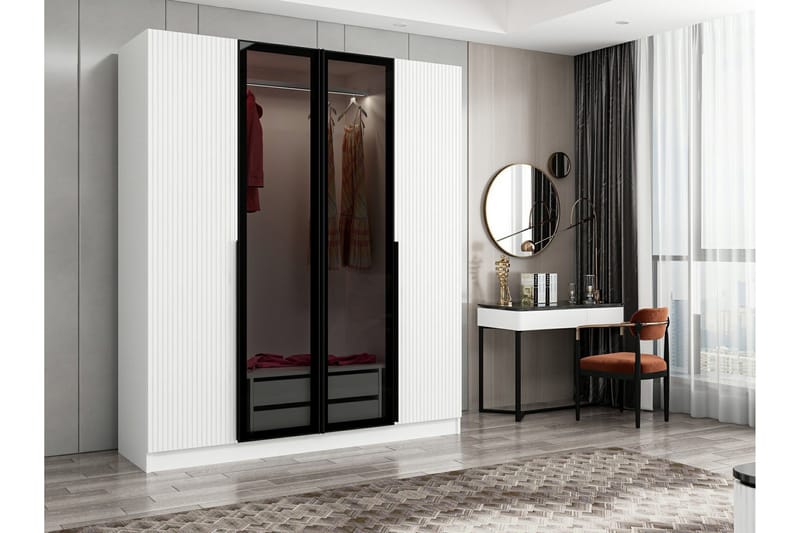 Fruitland Garderobe 180 cm, Hvit