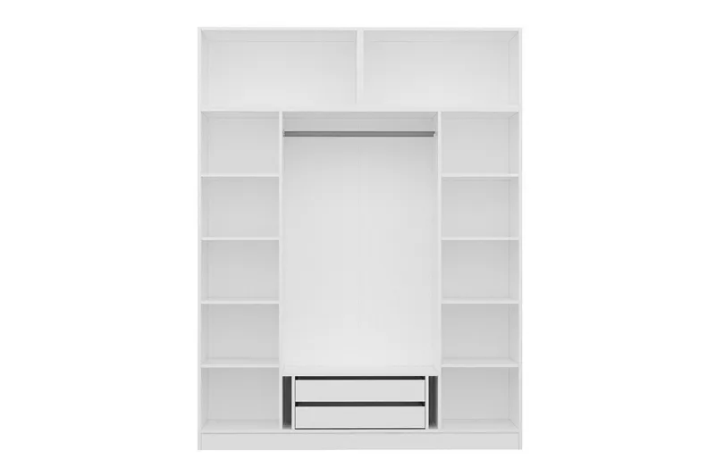 Fruitland Garderobe 180 cm - Hvit - Oppbevaring - Garderober & garderobesystem