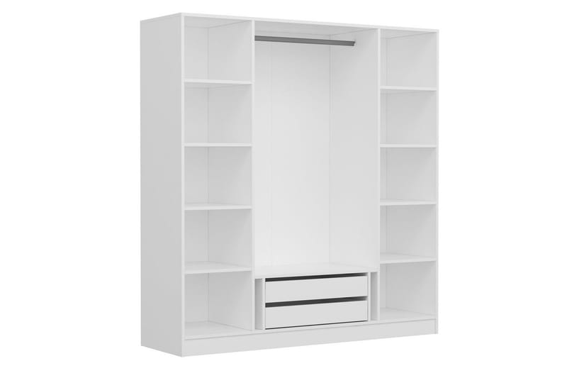 Fruitland Garderobe 180 cm - Hvit - Oppbevaring - Garderober & garderobesystem