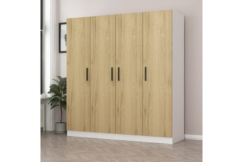 Fruitland Garderobe 180 cm - Valnøtt - Oppbevaring - Garderober & garderobesystem