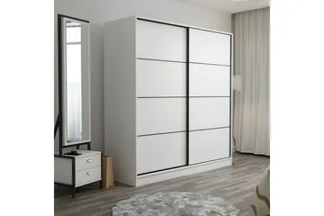 Fruitland Garderobe 220 cm - Hvit - Oppbevaring - Garderober & garderobesystem