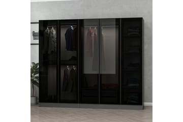 Fruitland Garderobe 225 cm - Antrasitt - Oppbevaring - Garderober & garderobesystem