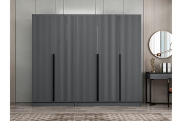 Fruitland Garderobe 225 cm - Antrasitt - Oppbevaring - Garderober & garderobesystem