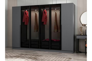 Fruitland Garderobe 225 cm - Antrasitt - Oppbevaring - Garderober & garderobesystem