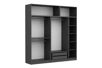 Fruitland Garderobe 225 cm - Antrasitt - Oppbevaring - Garderober & garderobesystem