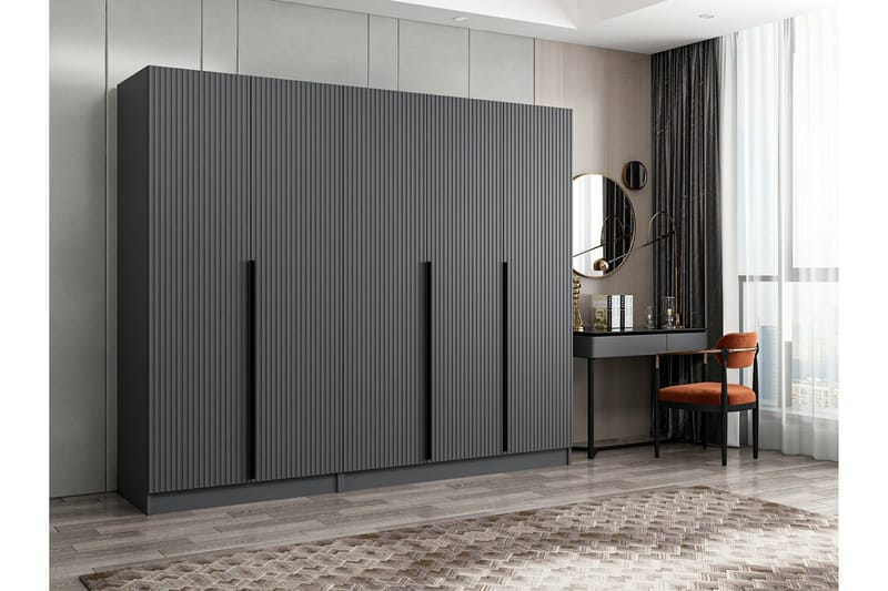 Fruitland Garderobe 225 cm, Antrasitt