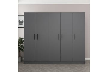 Fruitland Garderobe 225 cm - Antrasitt - Oppbevaring - Garderober & garderobesystem