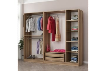 Fruitland Garderobe 225 cm - Brun - Oppbevaring - Garderober & garderobesystem
