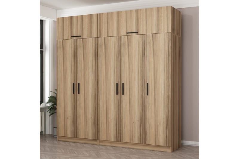 Fruitland Garderobe 225 cm, Brun