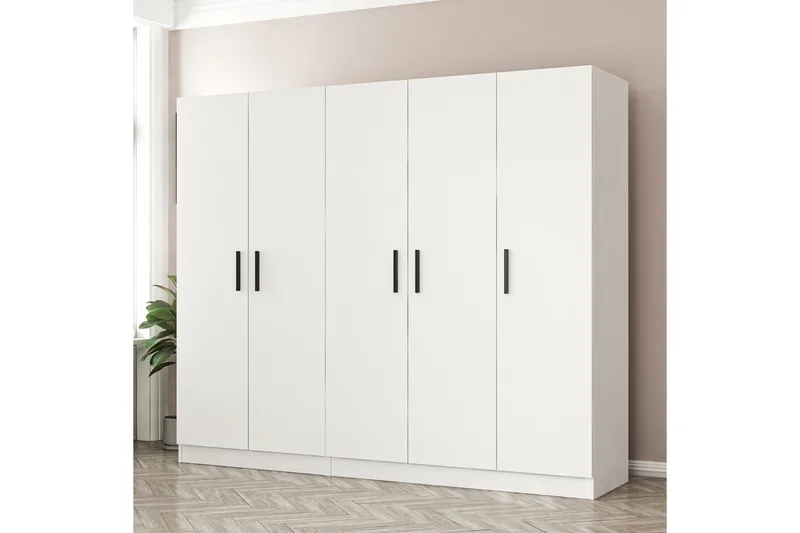 Fruitland Garderobe 225 cm - Hvit - Oppbevaring - Garderober & garderobesystem